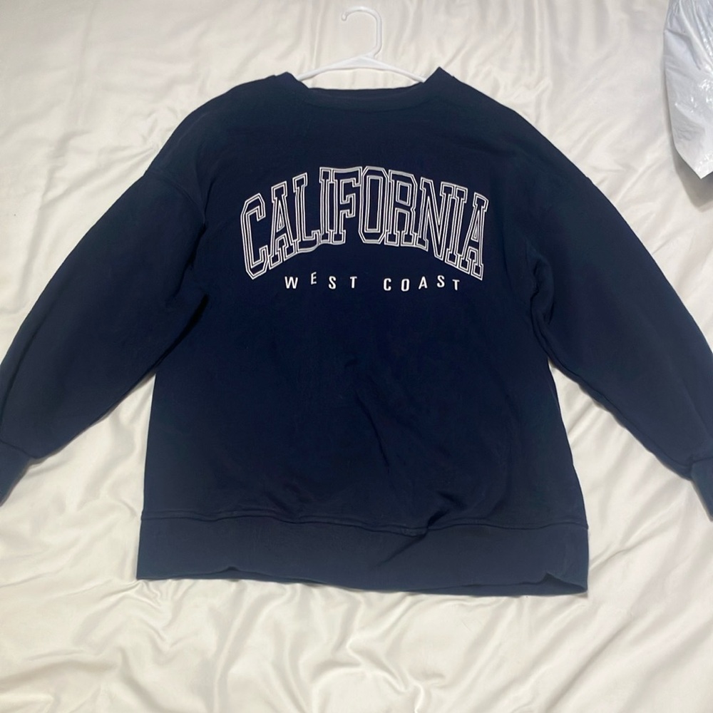 California West Coast Navy Sweatshirt